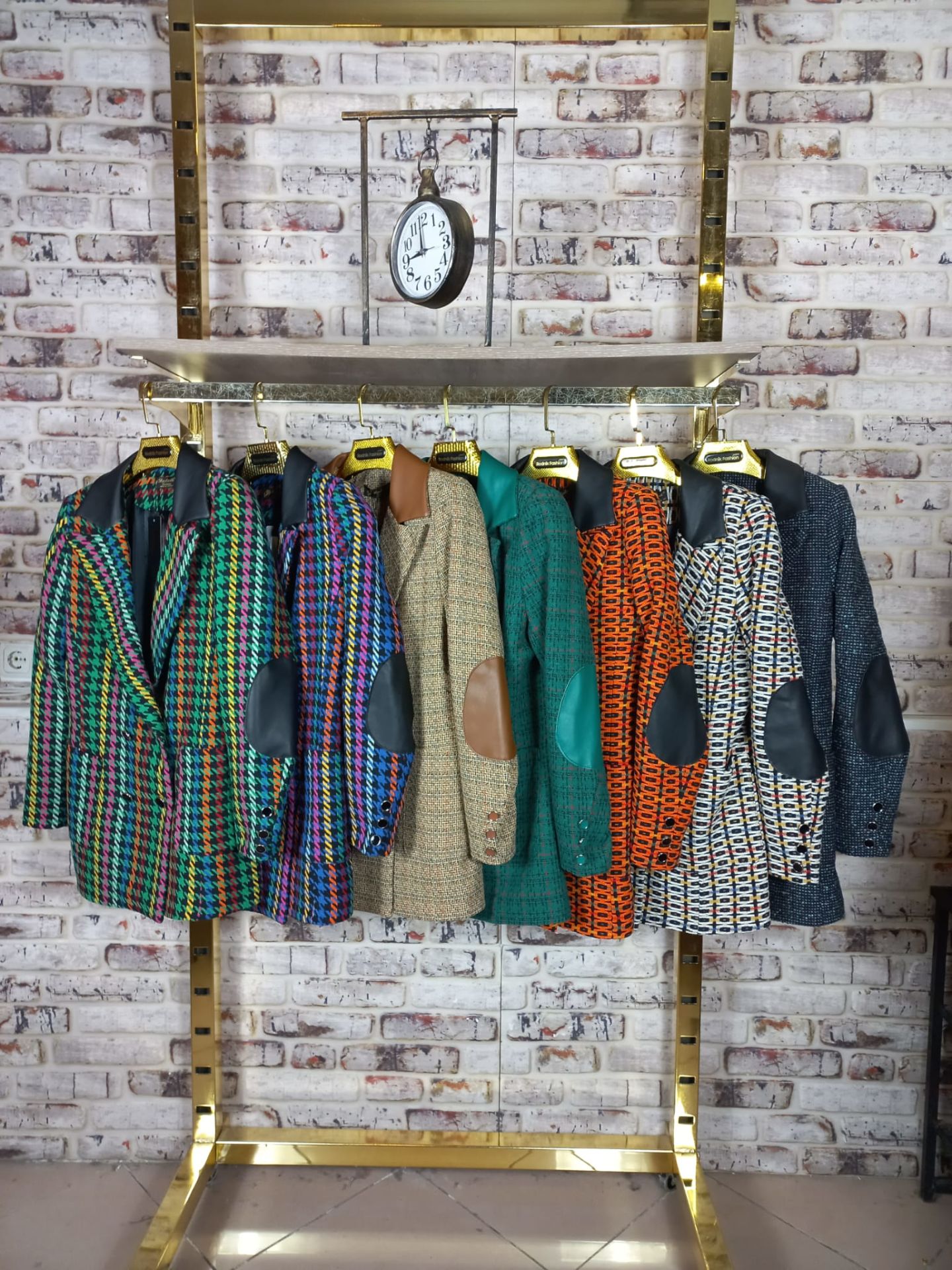 CHANEL Kazayağı Desen Deri Garnili Ceket