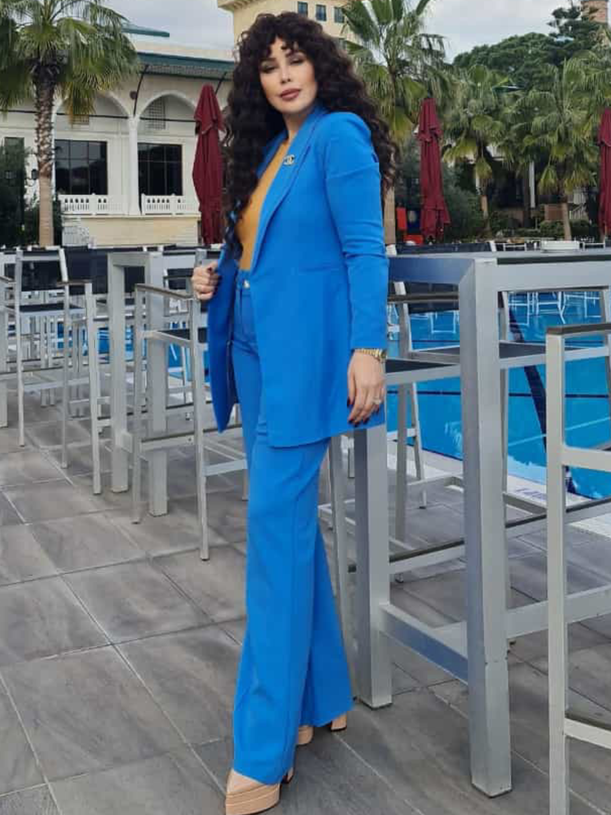 DOUBLE ŞAL KENAR YAKA CEKET