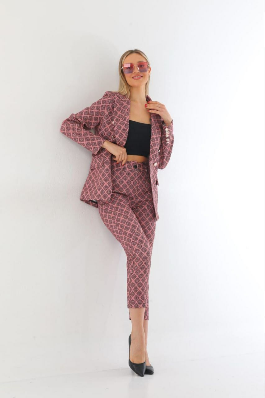 DOUBLE YONCA DESEN ZARF MODEL CEKET