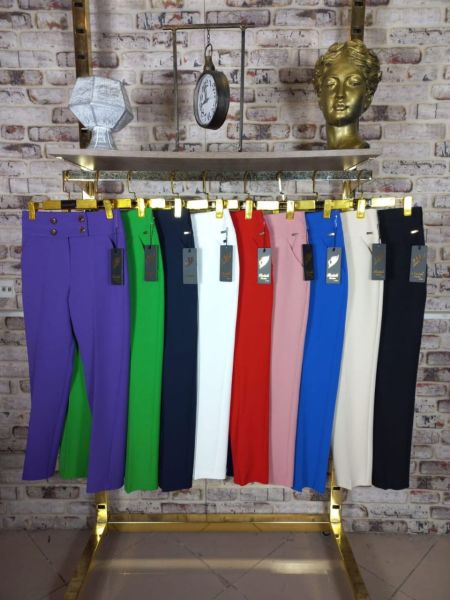 DOUBLE KEMERİ PARÇALI 4 DÜĞME PANTOLON