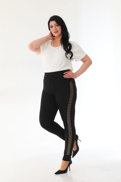 PUNTO BELİ LASTİKLİ GOLD TAŞLI PANTOLON