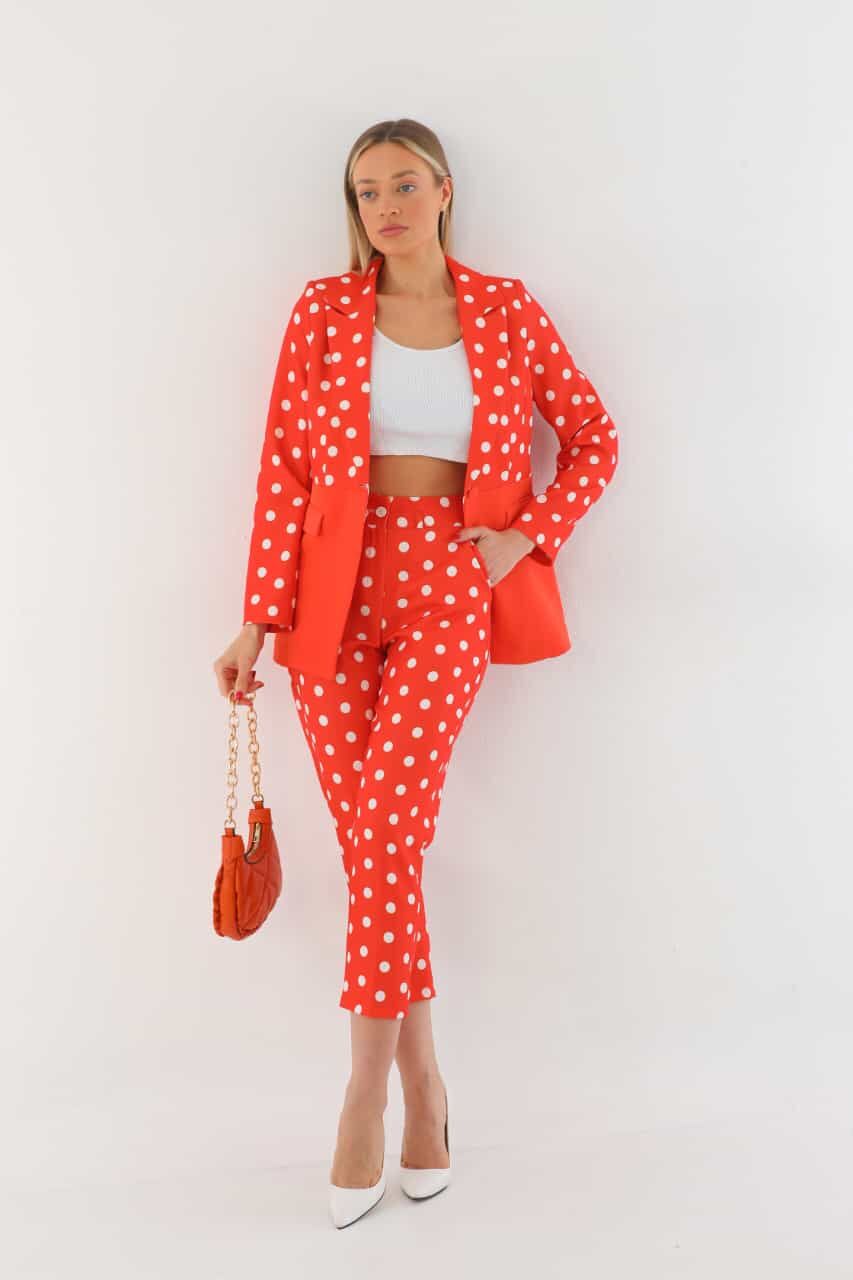 DOUBLE PUANTİYELİ GARNİLİ CEKET