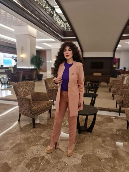 DOUBLE 80 CM YUVARLAK YAKA TEK DÜĞME CEKET