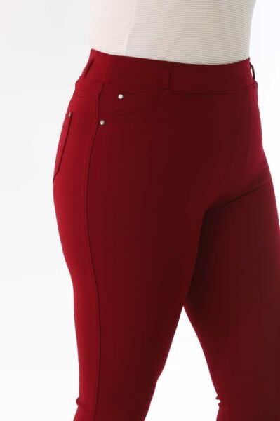 PUNTO BELİ LASTİKLİ İSPANYOL KADIN PANTOLON