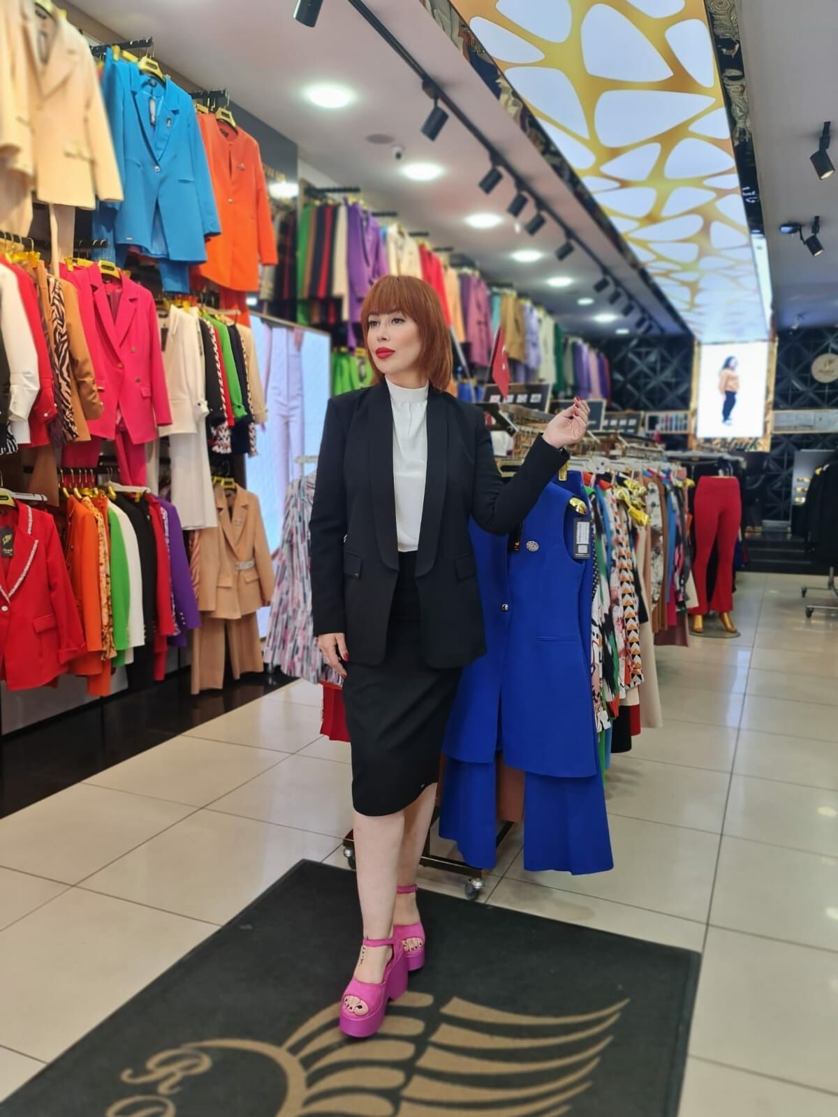 Double Klasik Smokin Kadın Ceket