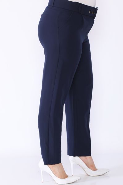 Double Geniş Kemer Klasik Pantolon