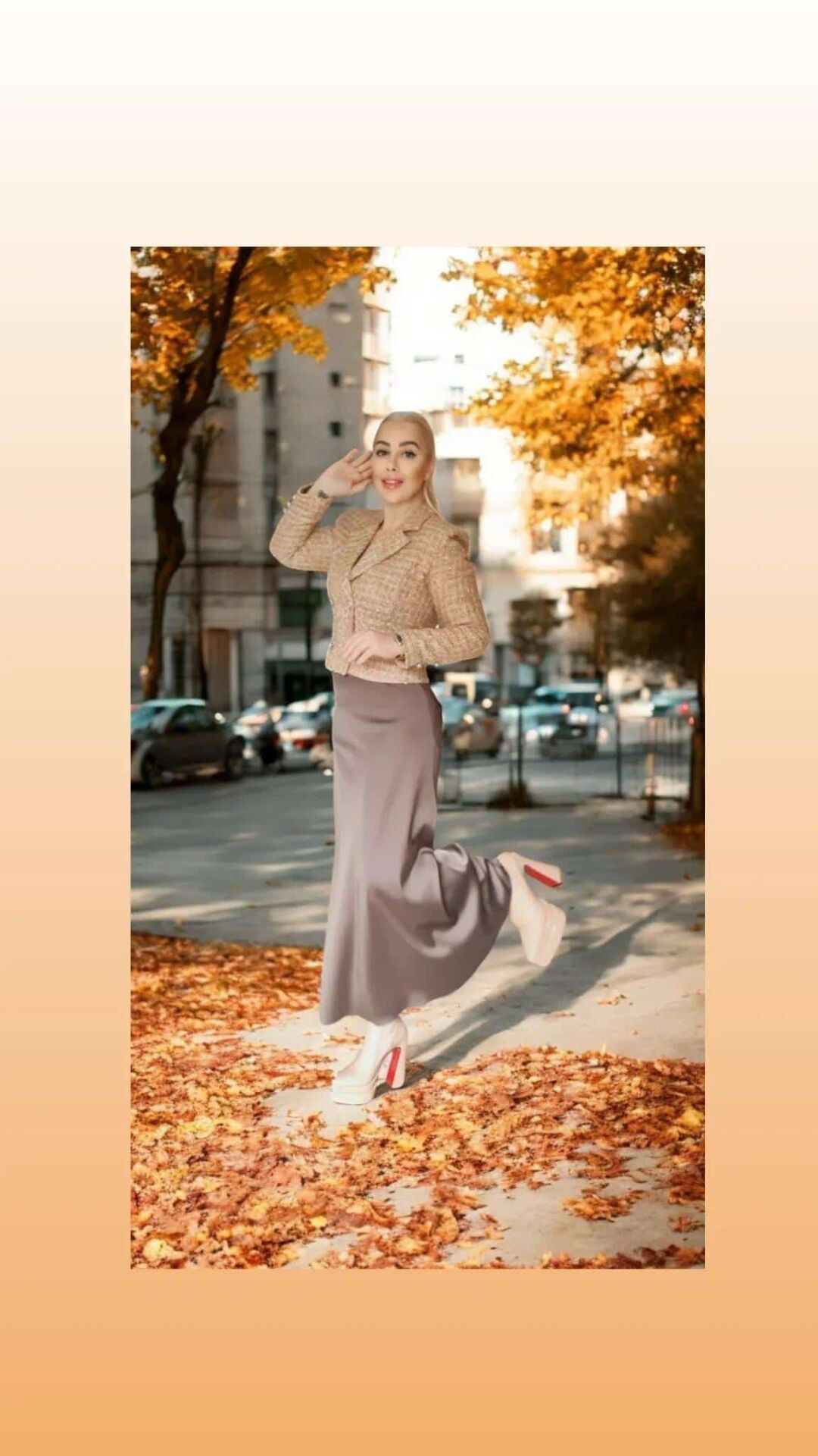 Saten kiloş maxi etek